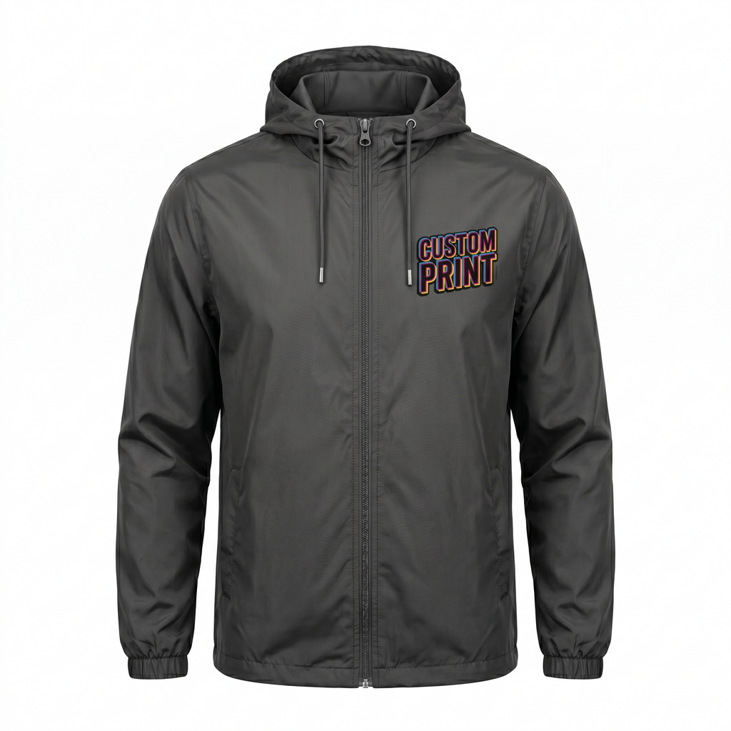 Jachetă windbreaker cu glugă